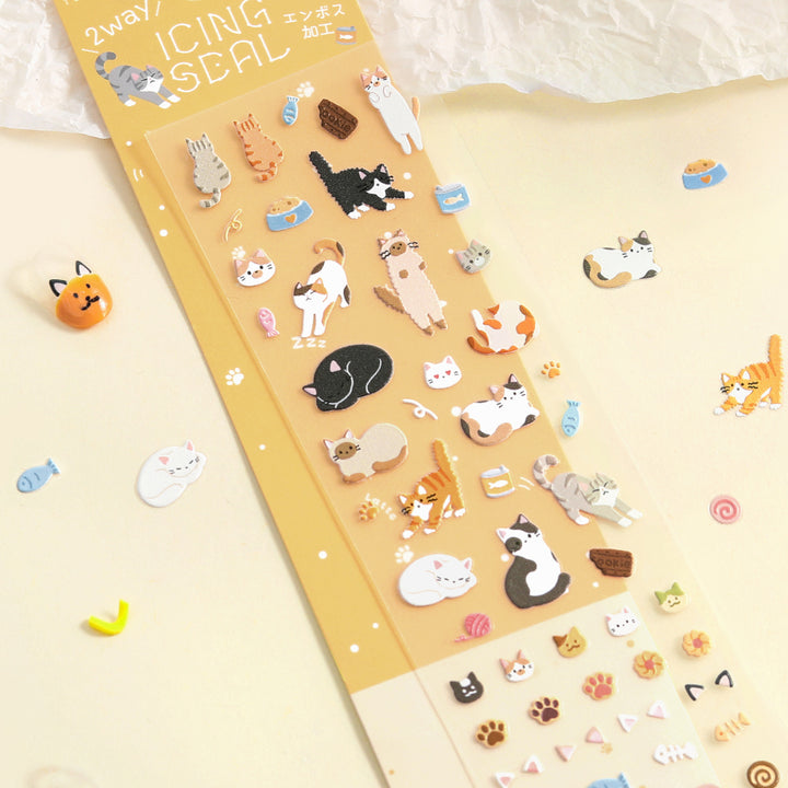 BGM Icing Seal: Cat Days — detail view