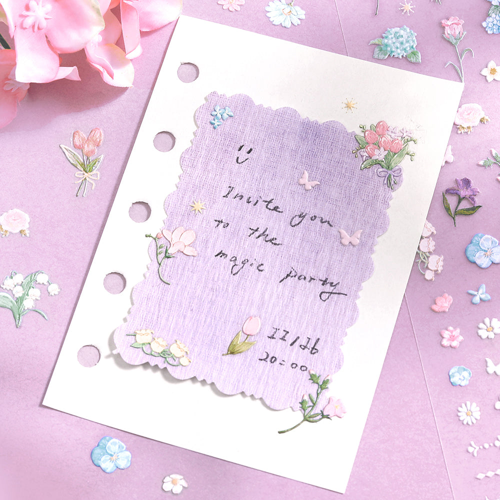 BGM Icing Seal: Fluffy Bouquet — in use