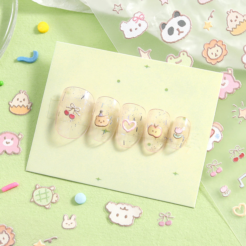 BGM Icing Seal: Fluffy Friends — in use