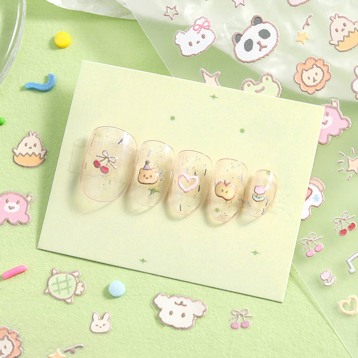 BGM Icing Seal: Fluffy Friends — in use