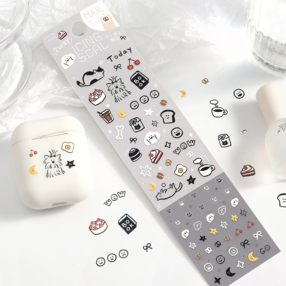 BGM Icing Seal: Relaxed Days — detail view