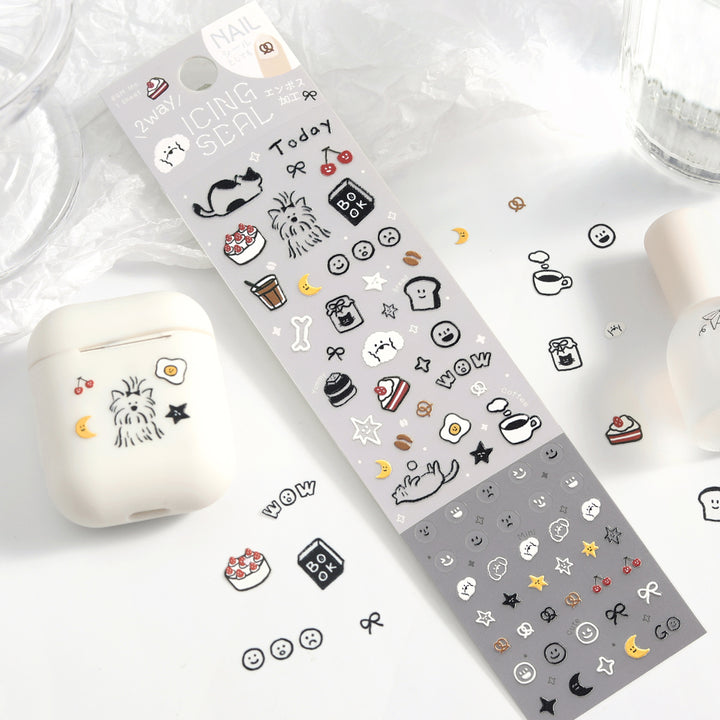 BGM Icing Seal: Relaxed Days — detail view