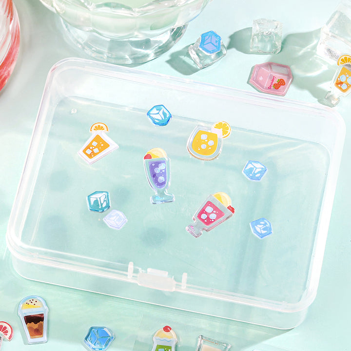 BGM Candy Seal in Iced drink — BGM decorative sticker — for journaling planners and scrapbooking, at Cityluxe Singapore