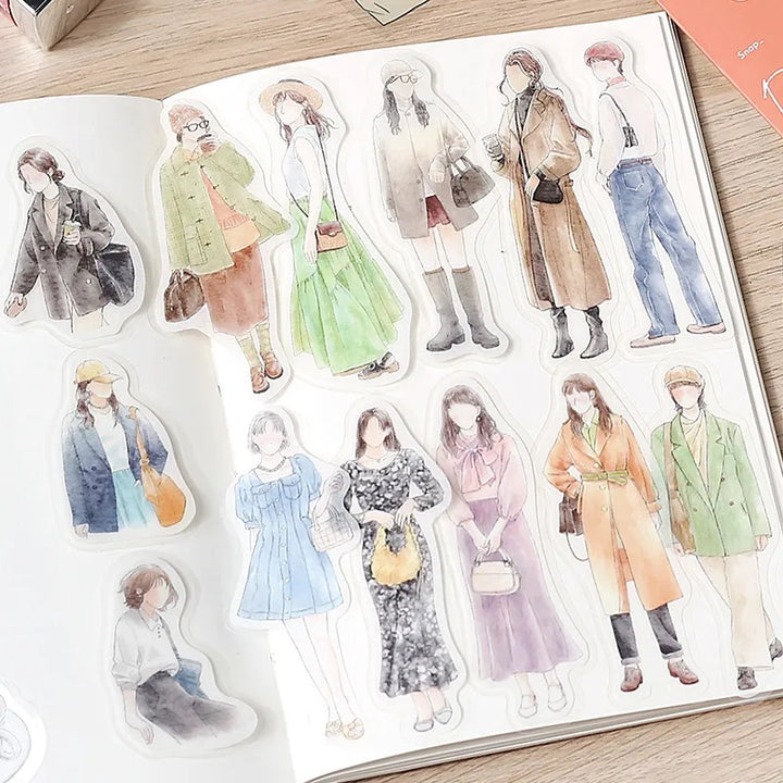 BGM Coordinating Sticker: Cherie in Daikanyama — BGM decorative sticker — for journaling, planners and scrapbooking, at Cityluxe Singapore