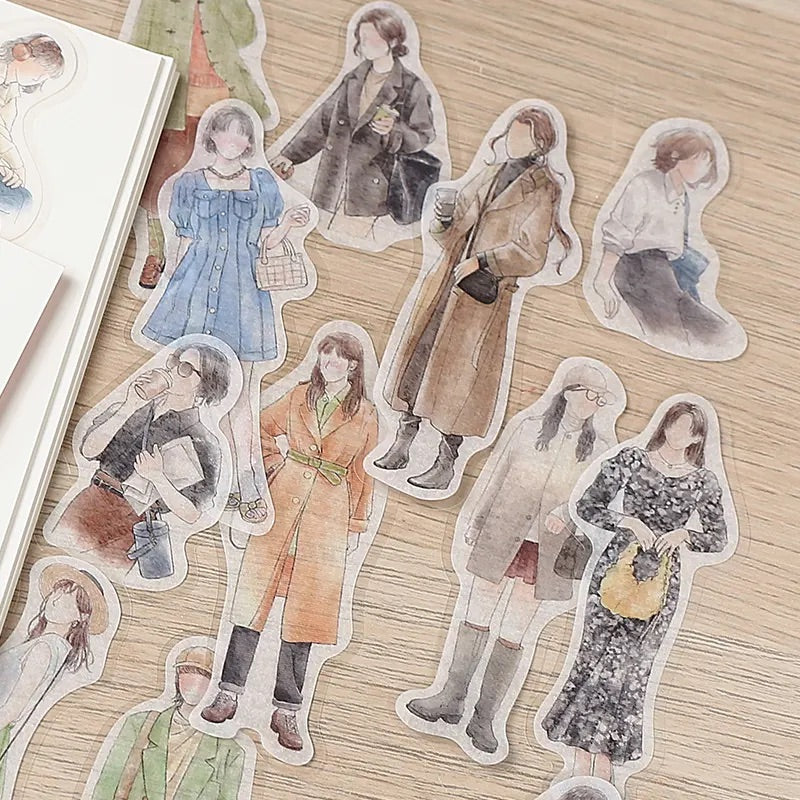 BGM Coordinating Sticker: Cherie in Daikanyama — BGM decorative sticker — for journaling, planners and scrapbooking, at Cityluxe Singapore