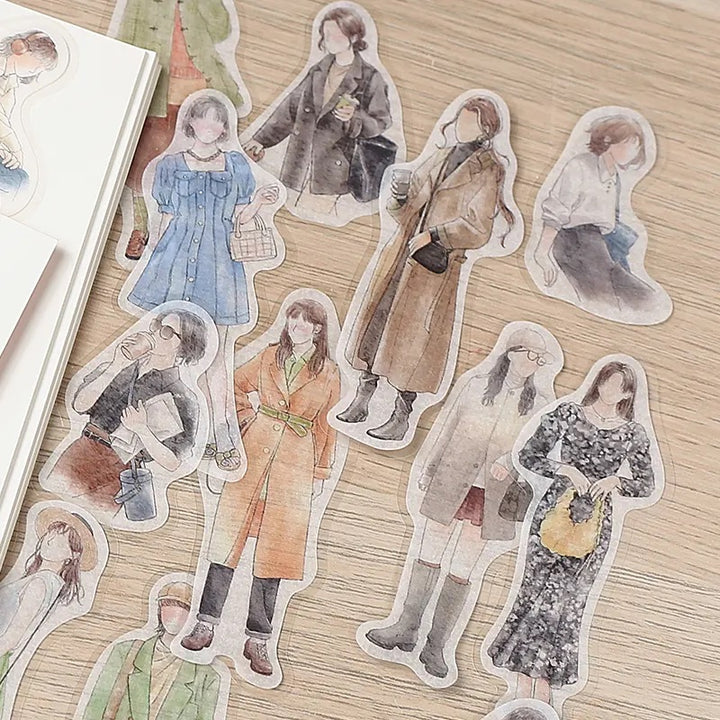 BGM Coordinating Sticker: Cherie in Daikanyama — BGM decorative sticker — for journaling, planners and scrapbooking, at Cityluxe Singapore