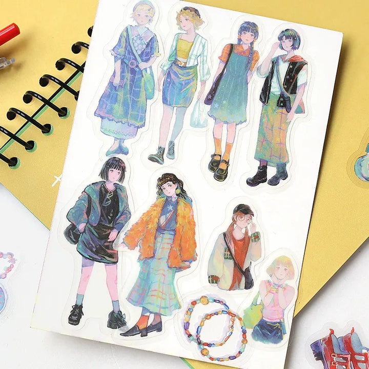 BGM Coordinating Sticker: Cherie in Harajuku — BGM decorative sticker — for journaling, planners and scrapbooking, at Cityluxe Singapore