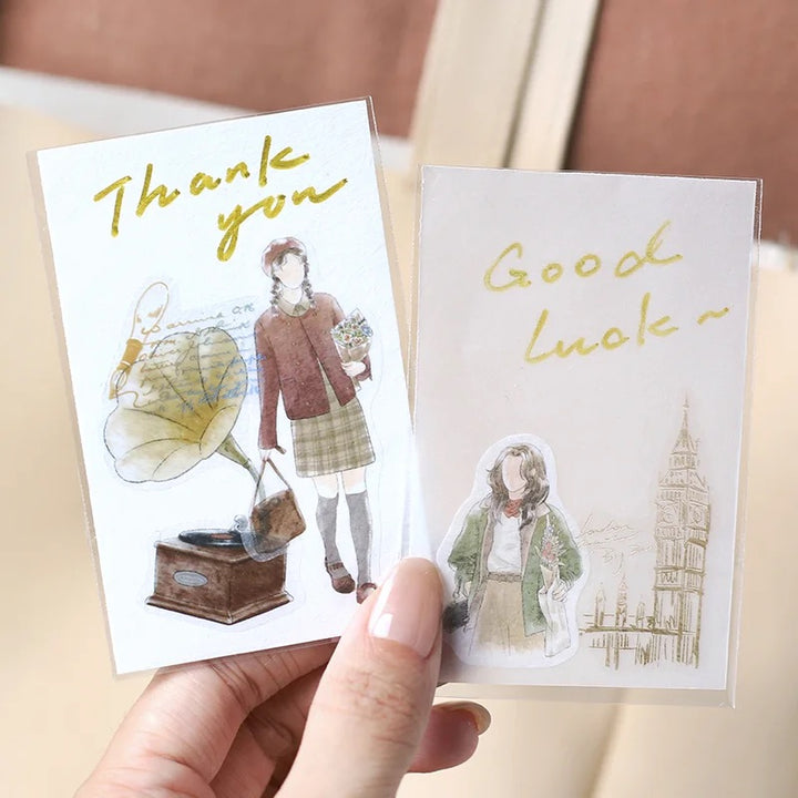 BGM Coordinating Sticker: Cherie in London — BGM decorative sticker — for journaling, planners and scrapbooking, at Cityluxe Singapore