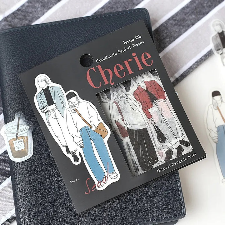 BGM Coordinating Sticker: Cherie in Seoul — BGM decorative sticker — for journaling, planners and scrapbooking, at Cityluxe Singapore