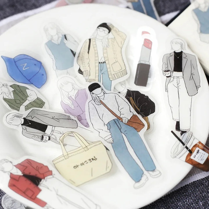 BGM Coordinating Sticker: Cherie in Seoul — BGM decorative sticker — for journaling, planners and scrapbooking, at Cityluxe Singapore
