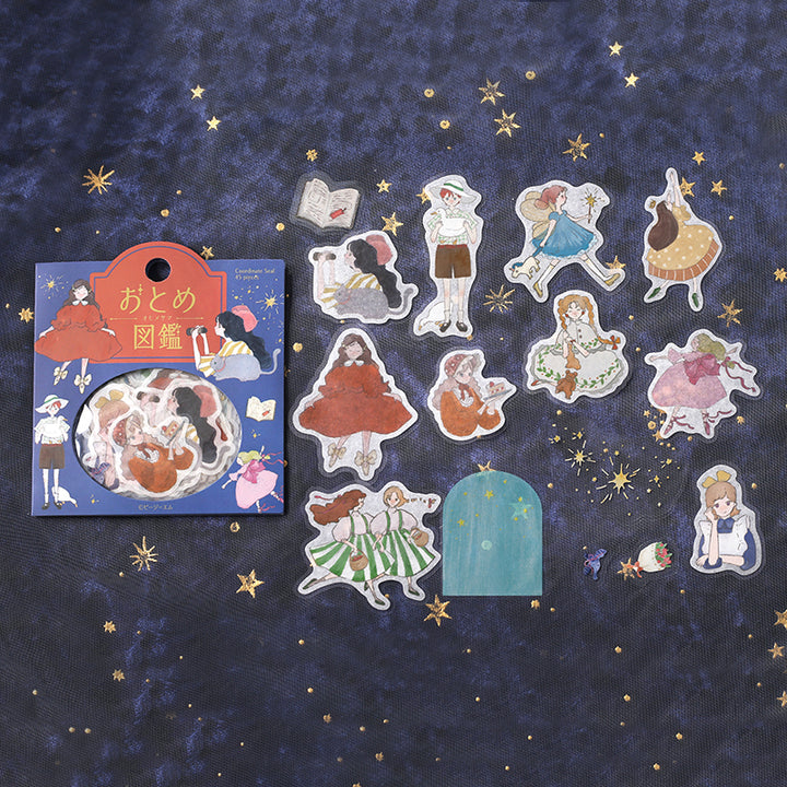 BGM Coordinating Sticker: Virgin Picture Book in Princess — BGM decorative sticker — for journaling, planners and scrapbooking, at Cityluxe Singapore