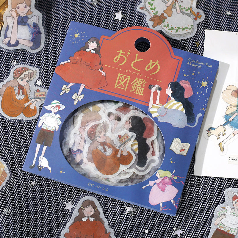 BGM Coordinating Sticker: Virgin Picture Book in Princess — BGM decorative sticker — for journaling, planners and scrapbooking, at Cityluxe Singapore