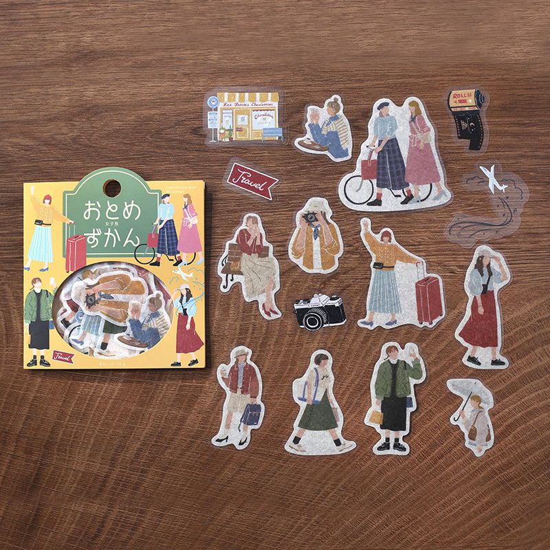BGM Coordinating Sticker: Virgin Picture Book in Girls Trip — BGM decorative sticker — for journaling, planners and scrapbooking, at Cityluxe Singapore
