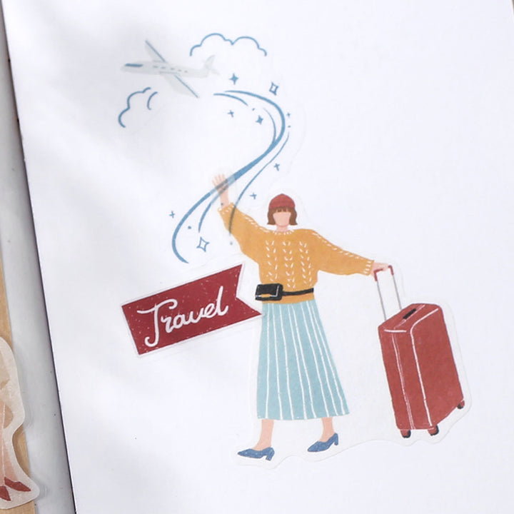 BGM Coordinating Sticker: Virgin Picture Book in Girls Trip — BGM decorative sticker — for journaling, planners and scrapbooking, at Cityluxe Singapore