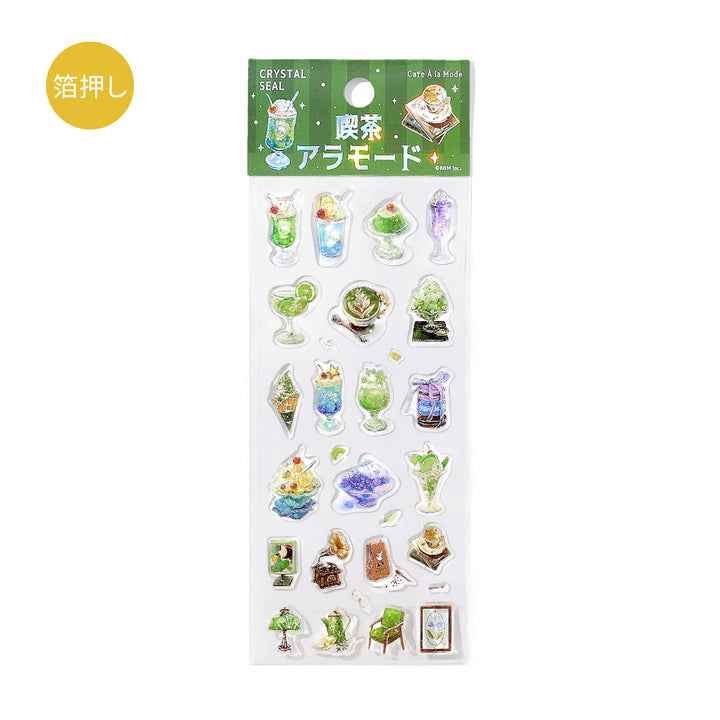 BGM Crystal Seal in Cafe A La Mode for Harmony — BGM decorative sticker — for journaling, planners and scrapbooking, at Cityluxe Singapore