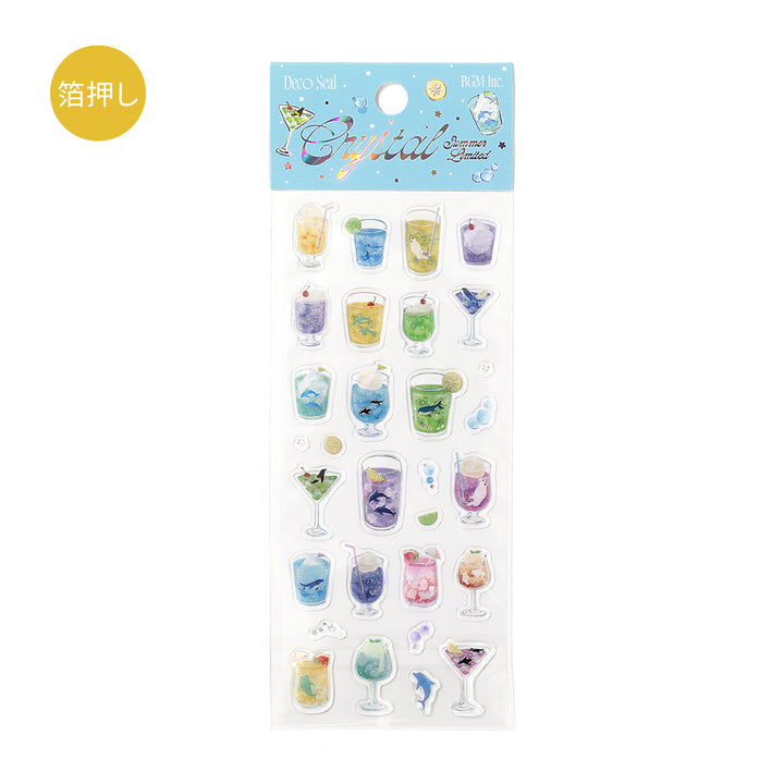 BGM Summer Limited Crystal Seal - Sea and Soda — front view