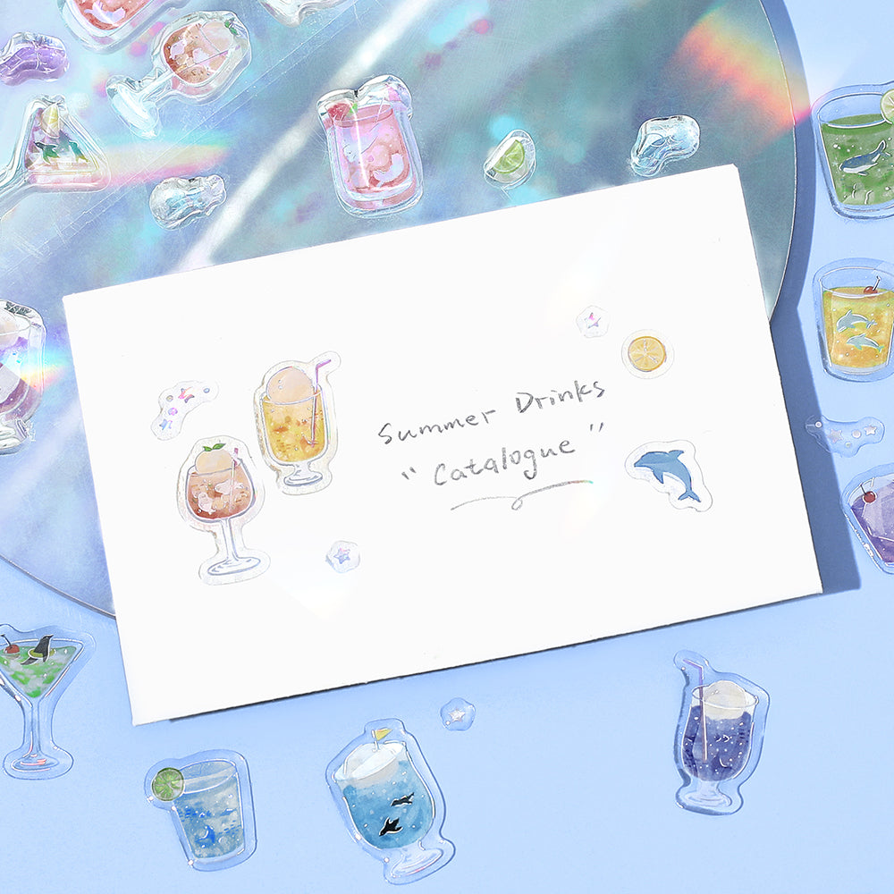 BGM Summer Limited Crystal Seal - Sea and Soda — angle view