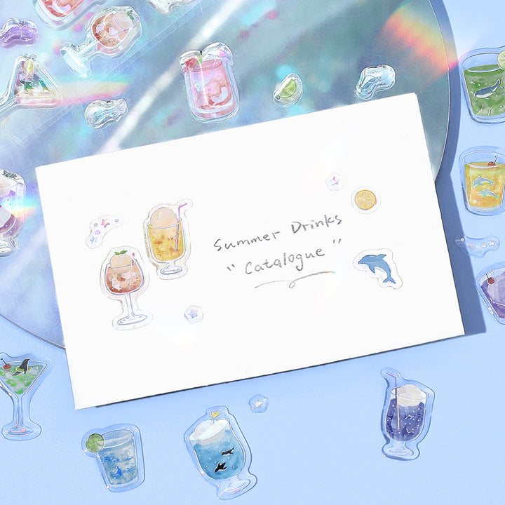 BGM Summer Limited Crystal Seal - Sea and Soda — angle view