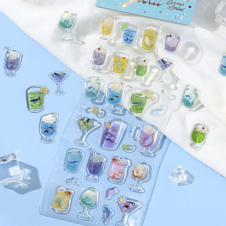 BGM Summer Limited Crystal Seal - Sea and Soda — in use