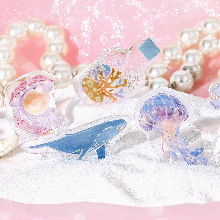 BGM Summer Limited Crystal Seal - Sparkle Between the Waves — angle view
