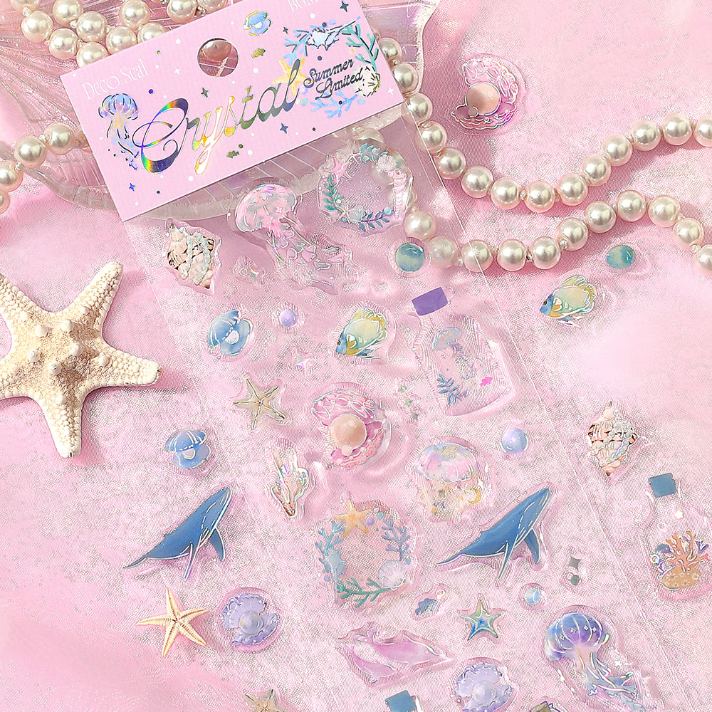 BGM Summer Limited Crystal Seal - Sparkle Between the Waves — in use