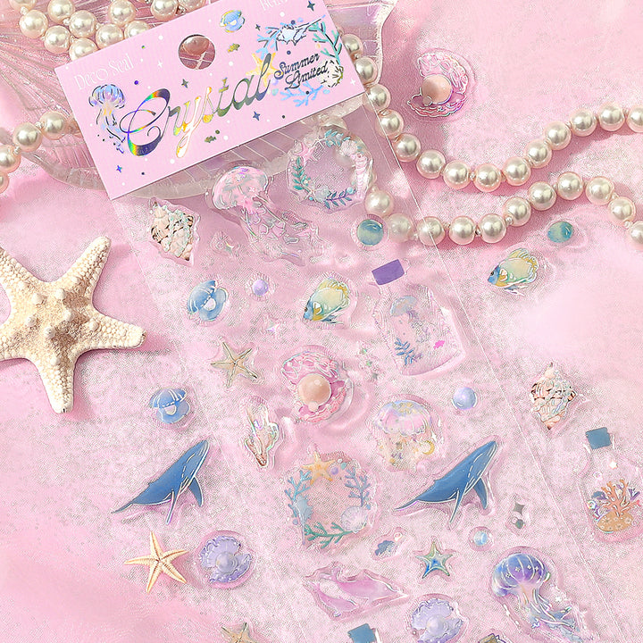 BGM Summer Limited Crystal Seal - Sparkle Between the Waves — in use