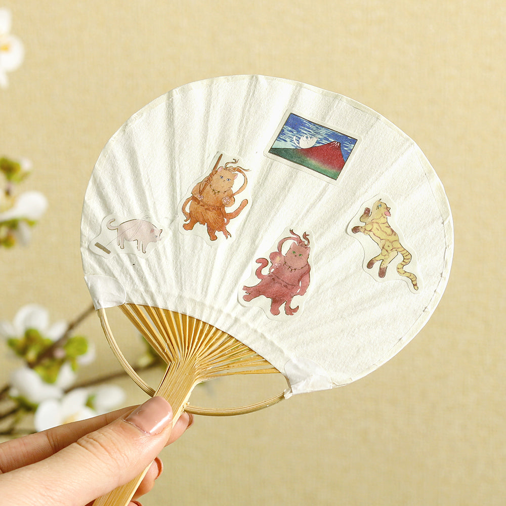 BGM Foil Stamping Flake Seal – Nyapanese Art NEKO: Yellow Dan