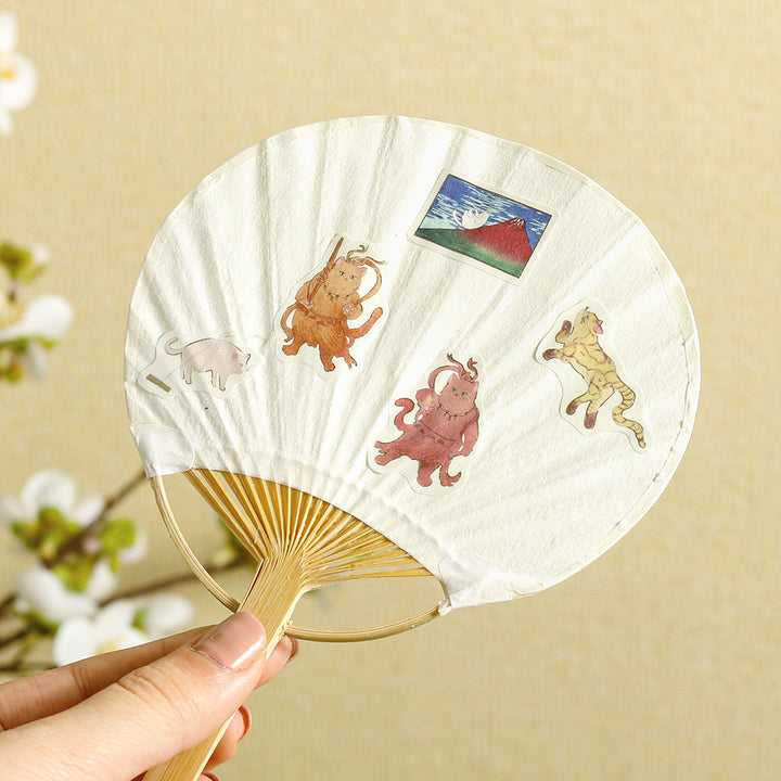 BGM Foil Stamping Flake Seal – Nyapanese Art NEKO: Yellow Dan