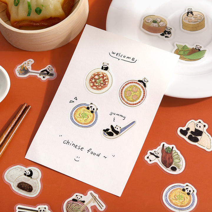 BGM Foil Stamping Flake Seal: Panda Days – Cooking — with packaging
