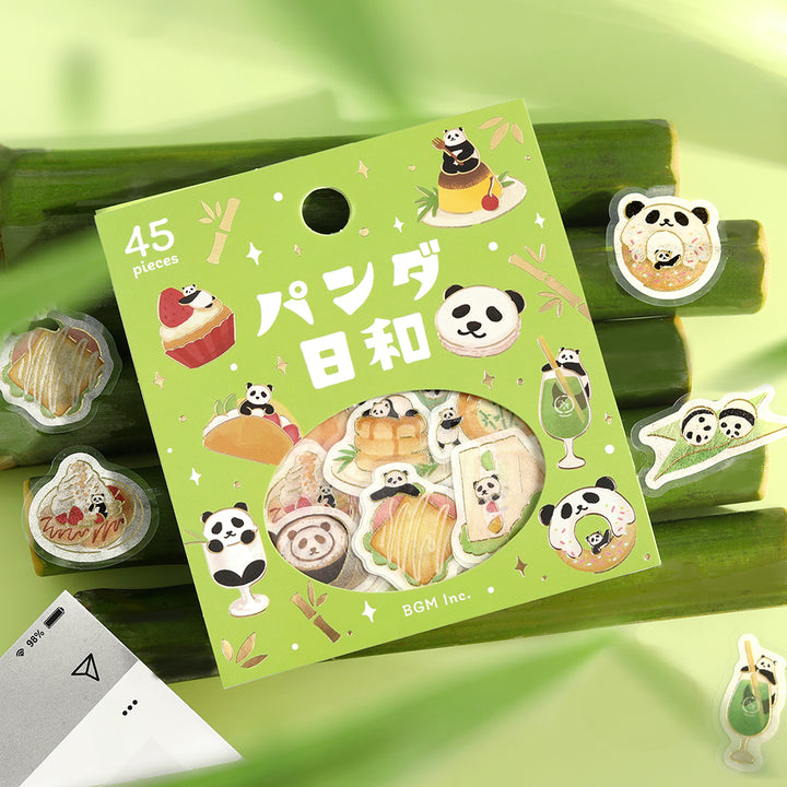 BGM Foil Stamping Flake Seal: Panda Days – Tea Room — in use