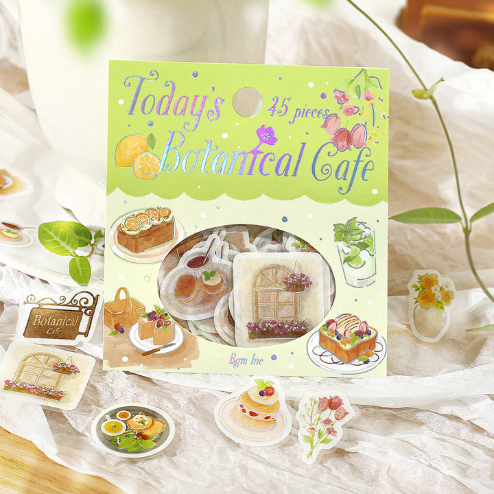 BGM Foil Stamping Flake Seal: Today's Cafe: Botanical Cafe