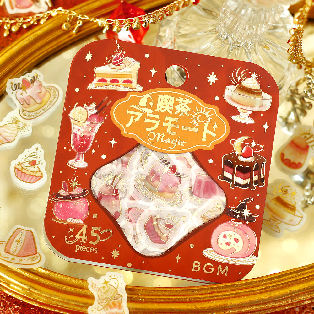 BGM Foil Stamping Flake Seal: Café à la Mode Magic Flame — in use