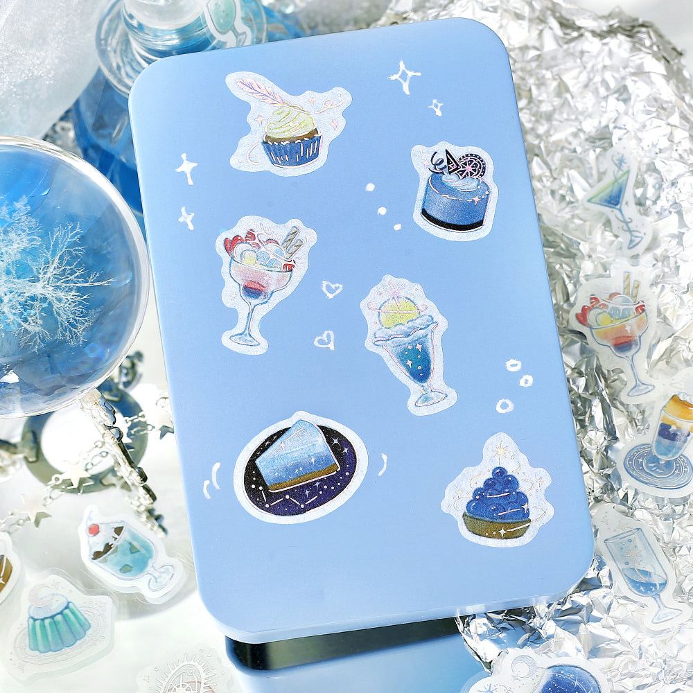 BGM Foil Stamping Flake Seal: Café à la Mode Magic Ice — with packaging
