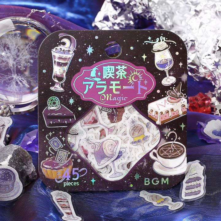 BGM Foil Stamping Flake Seal: Café à la Mode Magic Darkness — in use