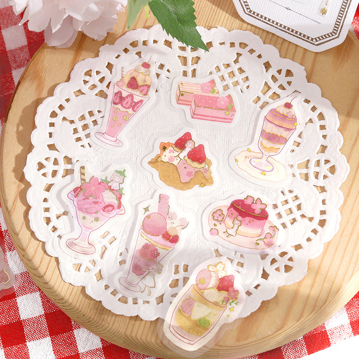 BGM Cherry Blossom Limited Edition: Cherry Blossom Sweets — BGM decorative sticker — for journaling planners and scrapbooking, at Cityluxe Singapore