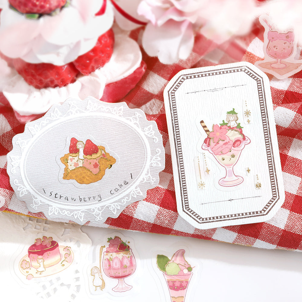 BGM Cherry Blossom Limited Edition: Cherry Blossom Sweets — BGM decorative sticker — for journaling planners and scrapbooking, at Cityluxe Singapore