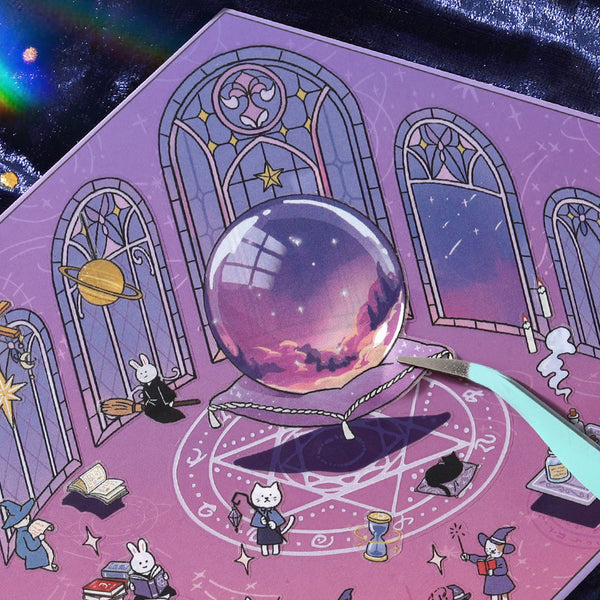 将图片加载到图库查看器，BGM Diorama 2.5D Seat Seal – Fantasy World Stickers Set
