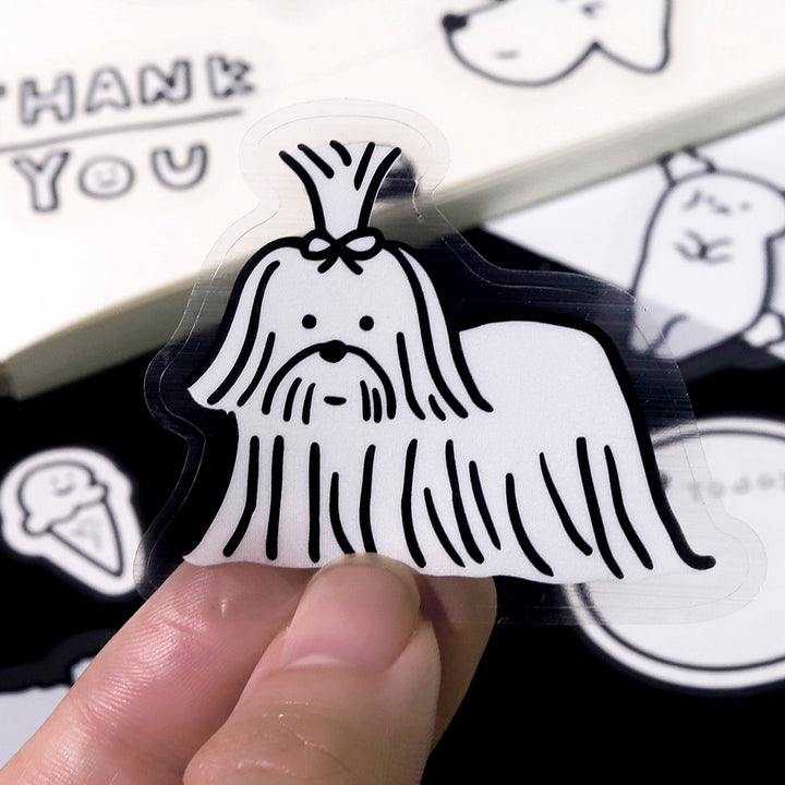BGM Deco Sticker Mix Seal: YURUKU IKO-YO! in Friends — BGM decorative sticker — for journaling, planners and scrapbooking, at Cityluxe Singapore