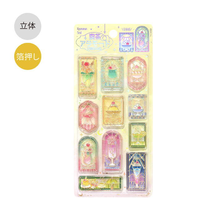 BGM Kyururun Seal: Café à la Mode Stained Glass