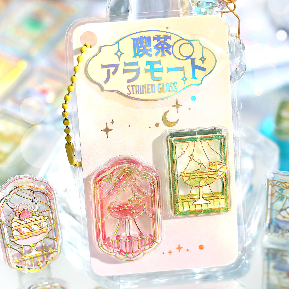 BGM Kyururun Seal: Café à la Mode Stained Glass
