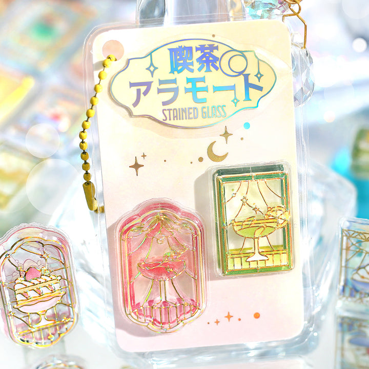 BGM Kyururun Seal: Café à la Mode Stained Glass