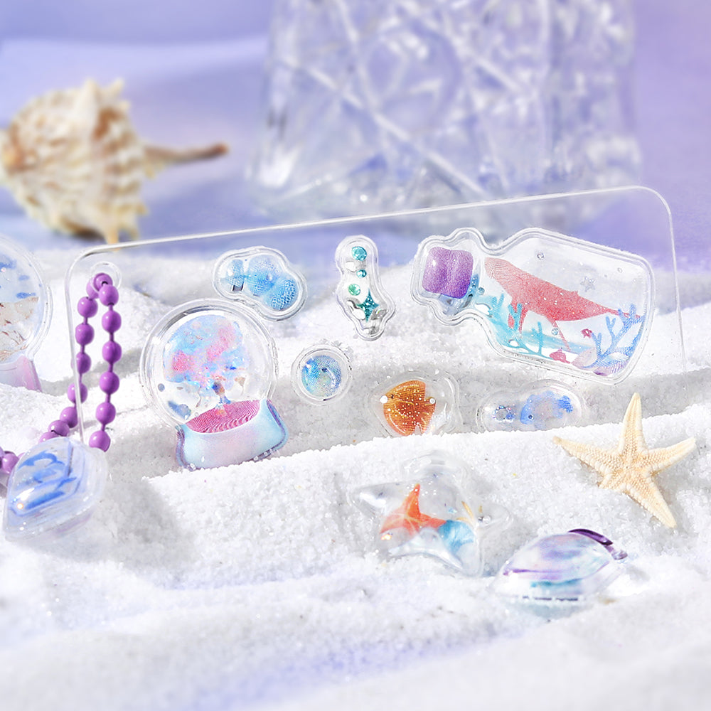 BGM Kyururun Seat Seal: Piece of the Sea — BGM decorative sticker — for journaling, planners and scrapbooking, at Cityluxe Singapore