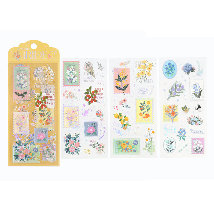 BGM Foil Stamping Iride Seal: Iride in Post Office — BGM decorative sticker — for journaling, planners and scrapbooking, at Cityluxe Singapore