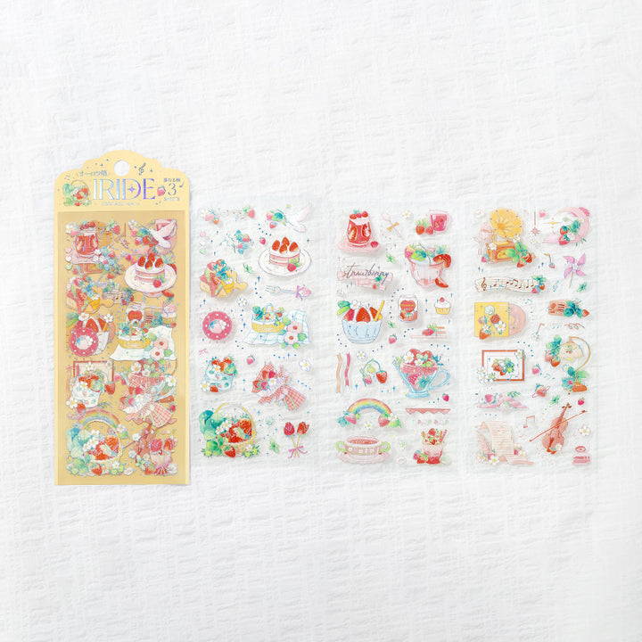 BGM Foil Stamping Iride Seal: Iride - Strawberry — front view