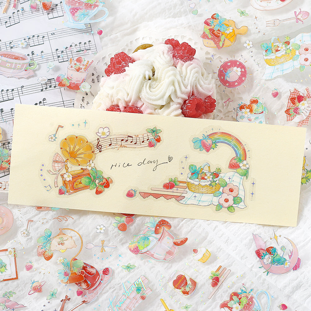 BGM Foil Stamping Iride Seal: Iride - Strawberry — in use