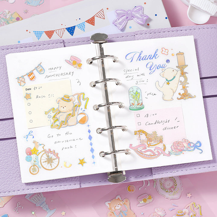 BGM Foil Stamping Iride Seal: Iride - Animal Amusement Park — in use