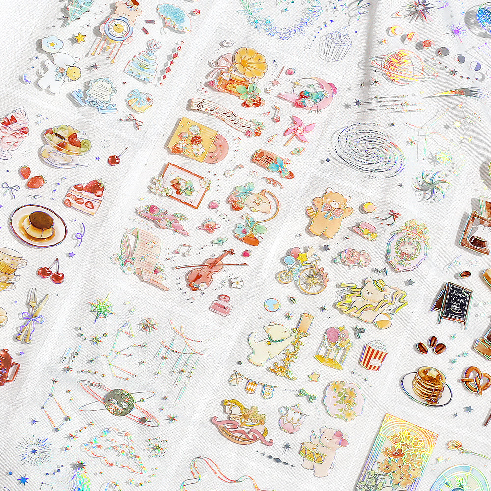 BGM Foil Stamping Iride Seal: Iride - Animal Amusement Park — detail view
