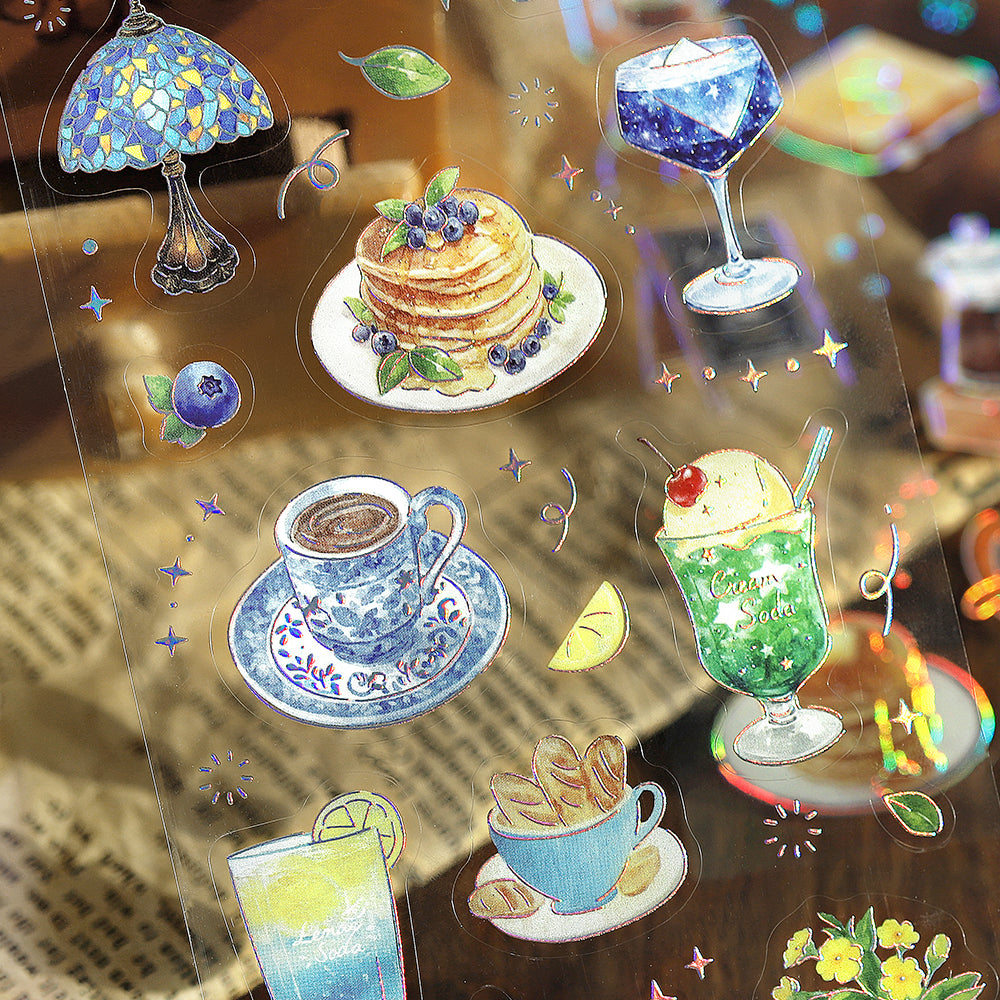 BGM Foil Stamping Iride Seal: Iride - Cafe Ala mode — angle view