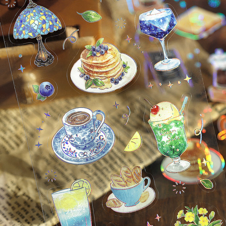 BGM Foil Stamping Iride Seal: Iride - Cafe Ala mode — angle view