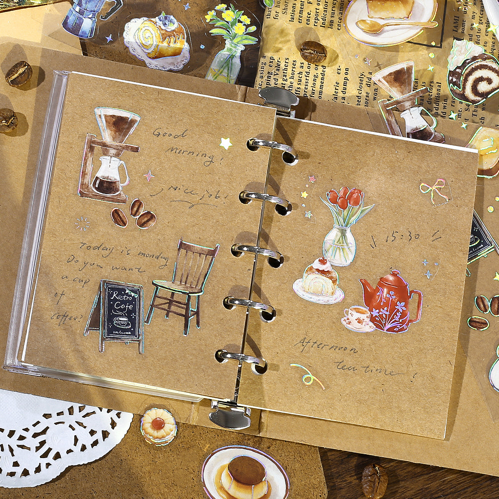 BGM Foil Stamping Iride Seal: Iride - Cafe Ala mode — in use
